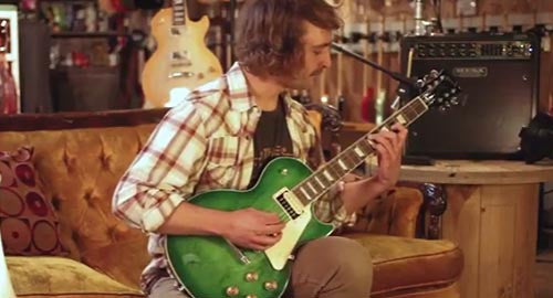 Snacks 025: Gibson Les Paul Classic T 2017, Green Ocean Burst