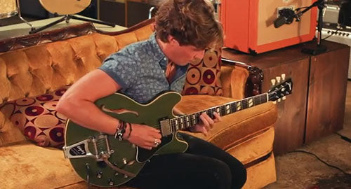 Snacks 044: Gibson Memphis '64 ES-345 Bigsby Mono Varitone Olive Drab Green