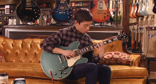 Snacks 076: Gibson Memphis 2018 ES-335 Big Block Retro, Emerald Green