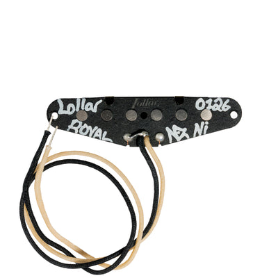 Lollar Tele Royal T Single Coil Pickup, Neck, Nickel