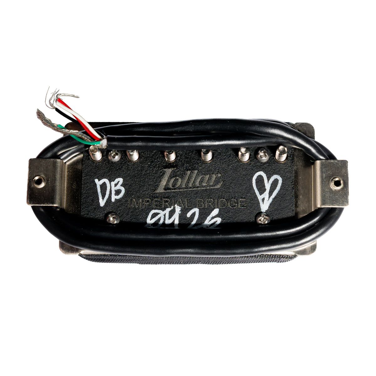 Lollar Imperial Humbucker Pickup, Bridge, Standard, 4 Conductor, Double Black