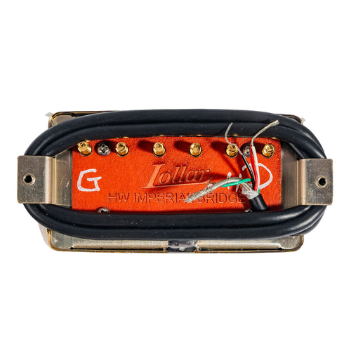 Lollar Imperial Low Wind Humbucker Pickup, Bridge, 4-Conductor Wire, Gold