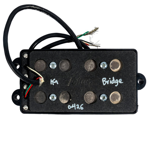 Lollar 70s SR-4 String Bass Humbucker Pickup, Bridge, Black