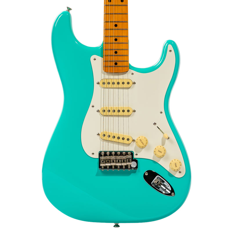 Fender American Vintage II 1957 Stratocaster Electric Guitar, Maple, Sea Foam Green