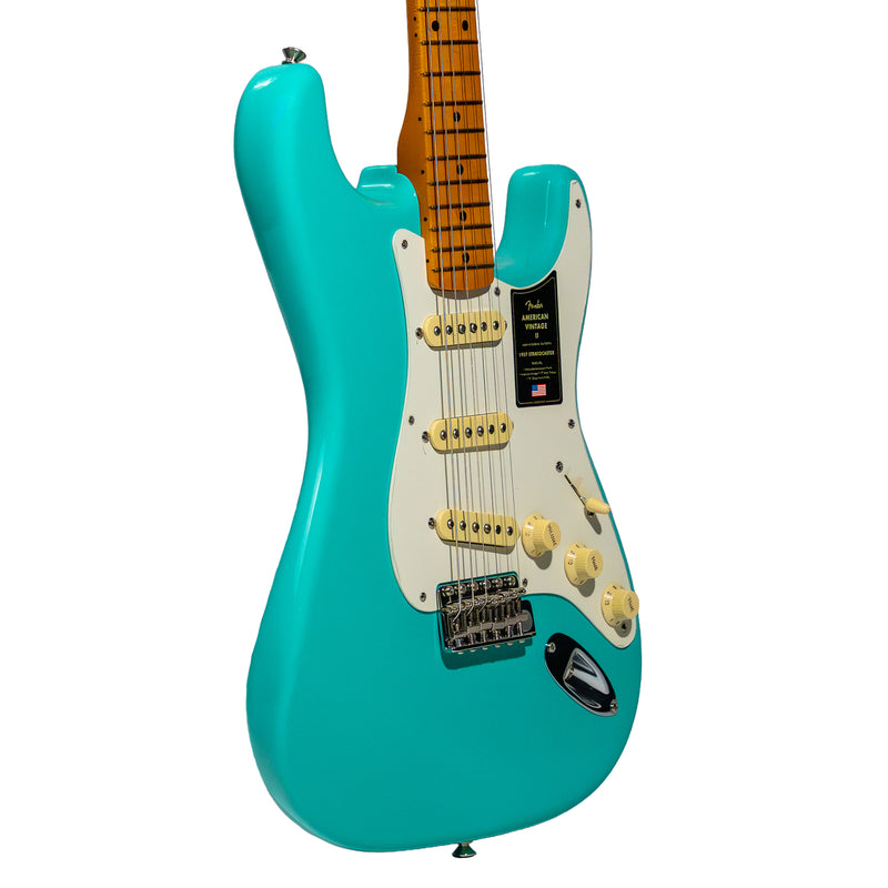 Fender American Vintage II 1957 Stratocaster Electric Guitar, Maple, Sea Foam Green