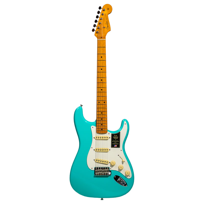 Fender American Vintage II 1957 Stratocaster Electric Guitar, Maple, Sea Foam Green