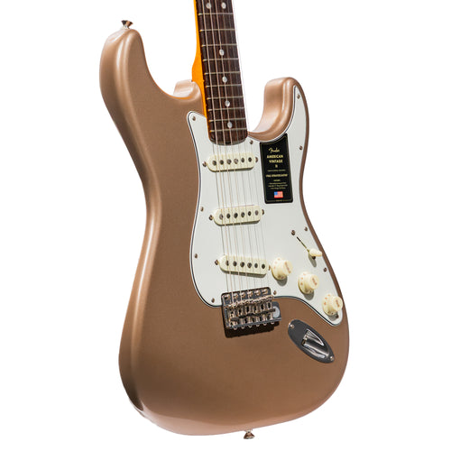 Fender American Vintage II 1965 Stratocaster Electric Guitar, Rosewood Fingerboard, Shoreline Gold