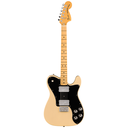 Fender American Vintage II 1975 Telecaster Deluxe Electric Guitar, Maple, Vintage Blonde