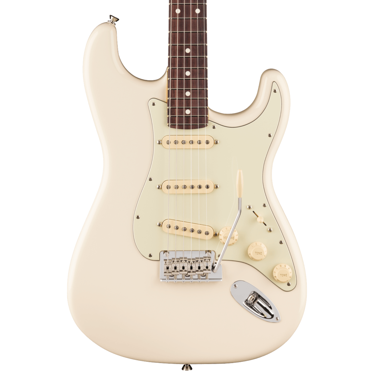 Fender American Professional Stratocaster Electric Guitar, Rosewood Fingerboard, Olympic White