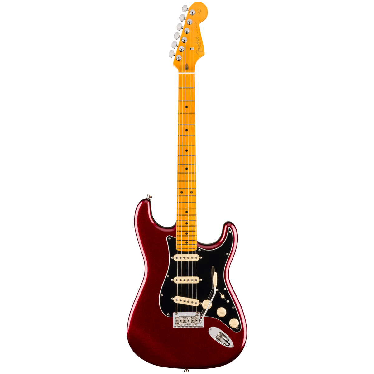 Fender American Professional Stratocaster Electric Guitar, Maple Fingerboard, Oxblood