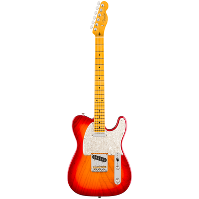 Fender American Professional Telecaster Electric Guitar, Maple Fingerboard, Aged Cherry Burst