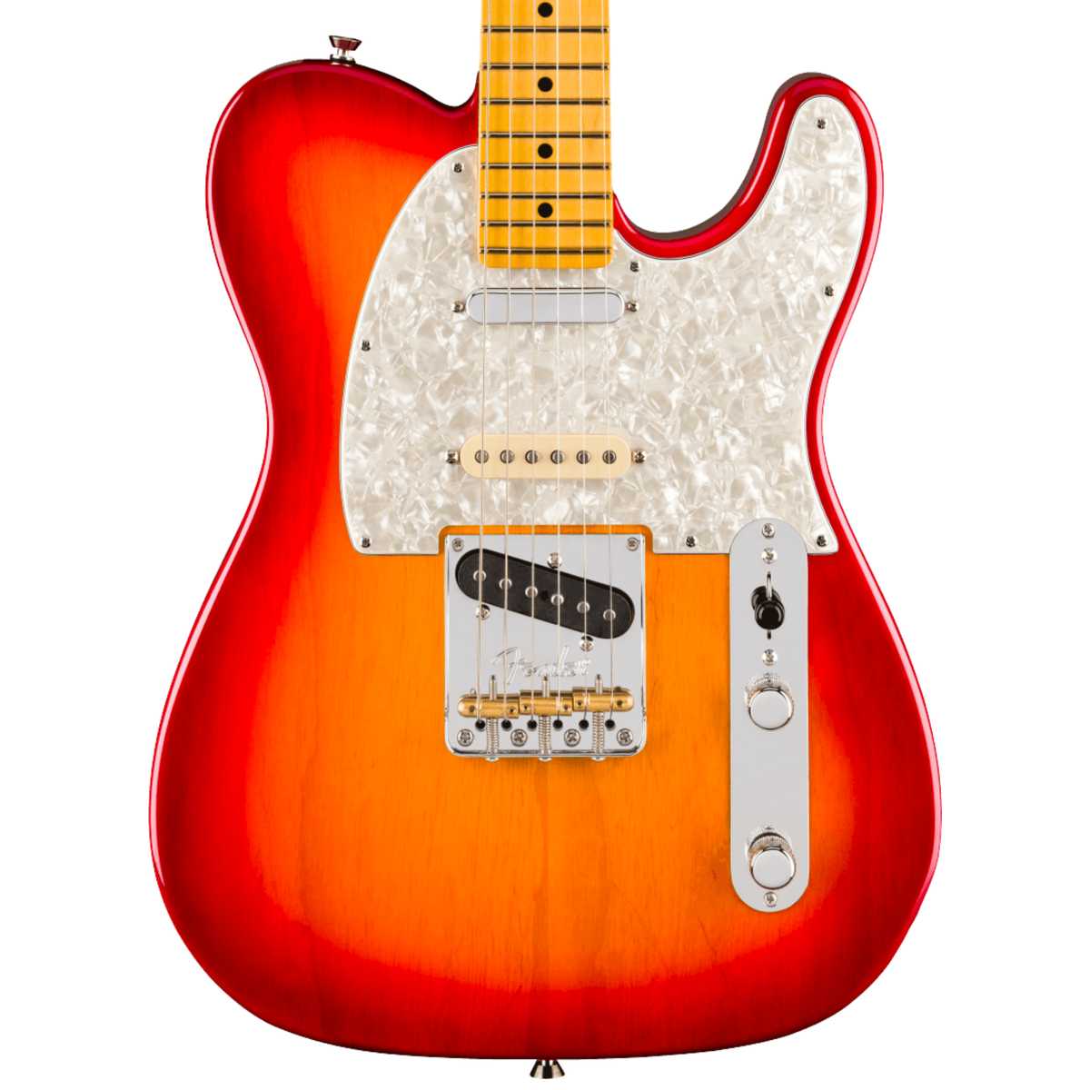 Fender American Professional Hot Shot Telecaster Electric Guitar, Maple Fingerboard, Aged Cherry Burst