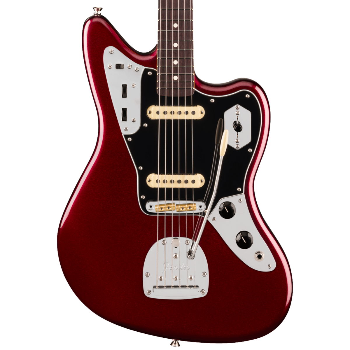 Fender American Professional Jaguar Electric Guitar, Rosewood Fingerboard, Oxblood