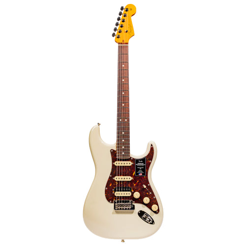 Fender American Professional II Stratocaster HSS Electric Guitar, Rosewood, Olympic White