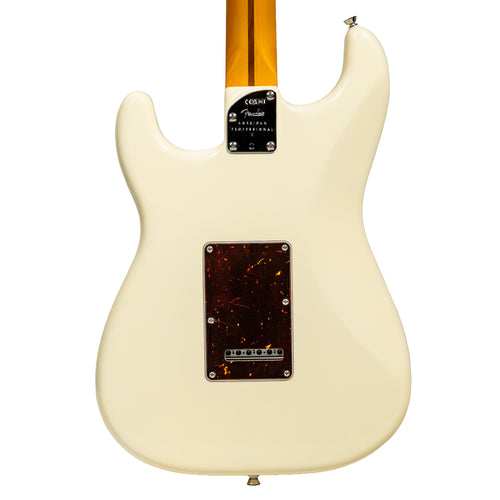 Fender American Professional II Stratocaster HSS Electric Guitar, Rosewood, Olympic White