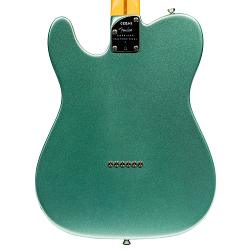 Fender American Professional II Telecaster Rosewood, Mystic Surf Green