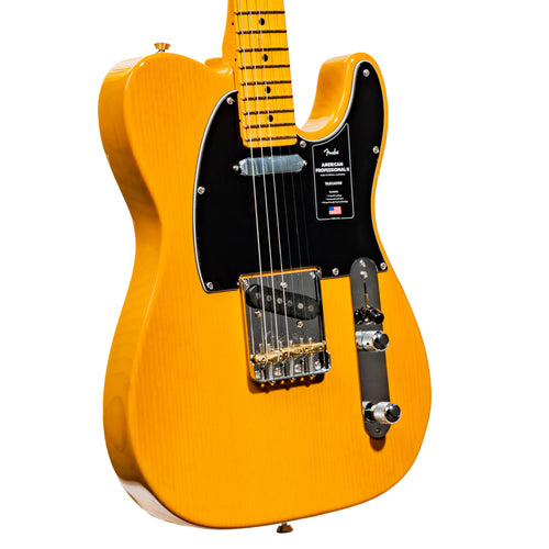 Fender American Professional II Telecaster Electric Guitar, Butterscotch Blonde