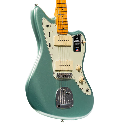 Fender American Professional II Jazzmaster Electric Guitar, Mystic Surf Green