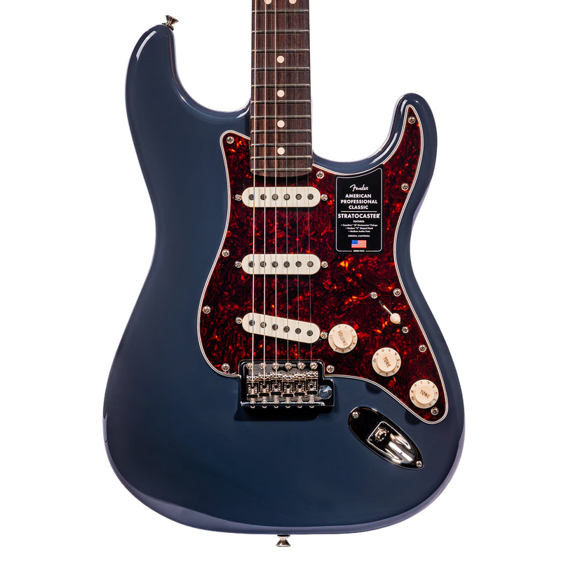 Fender American Professional Classic Stratocaster Electric Guitar, Faded Black