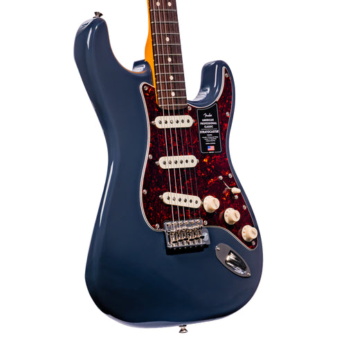 Fender American Professional Classic Stratocaster Electric Guitar, Faded Black