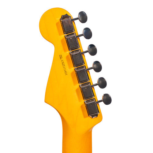 Fender American Professional Classic Stratocaster HSS Electric Guitar, Faded Sherwood Green Metallic