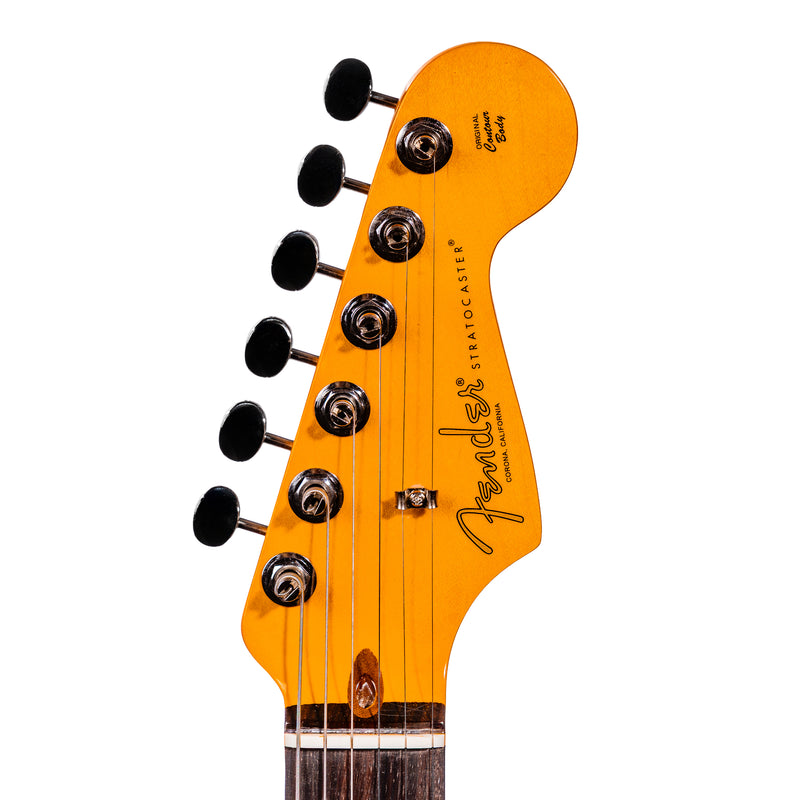 Fender American Professional Classic Stratocaster HSS Electric Guitar, Faded Sherwood Green Metallic