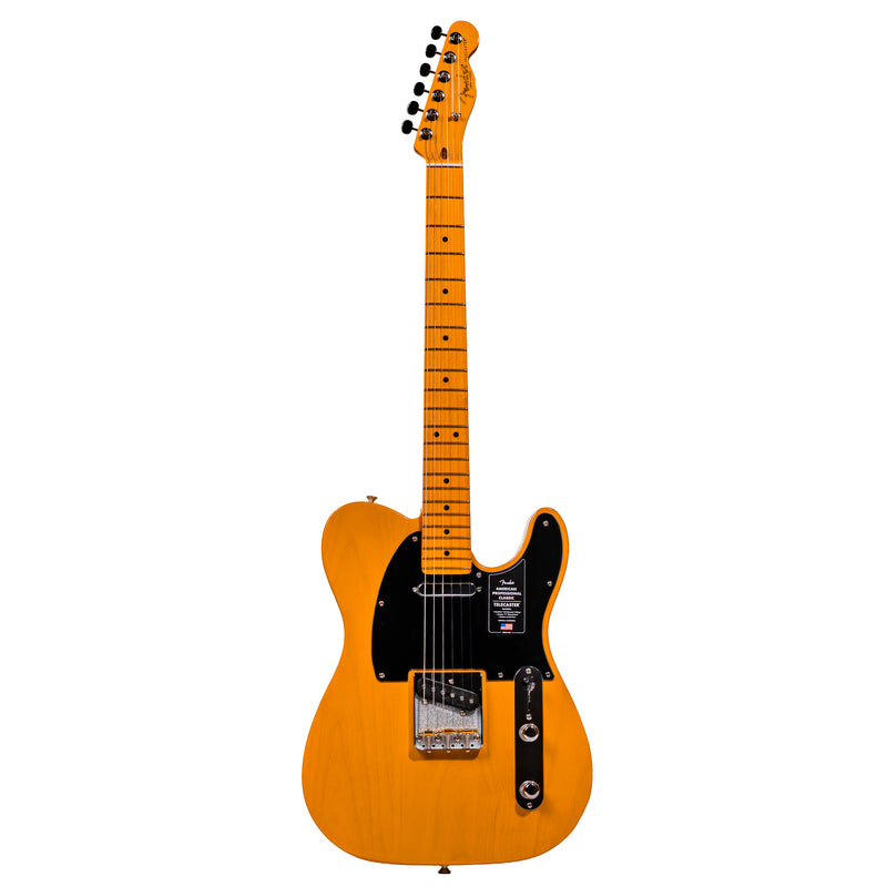 Fender American Professional Classic Telecaster Electric Guitar, Butterscotch Blonde