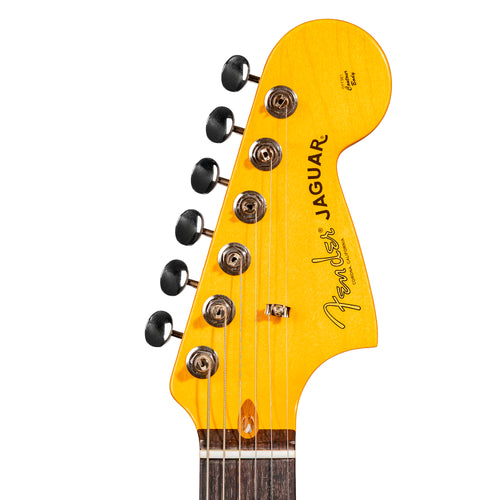 Fender American Professional Classic Jaguar Electric Guitar, Faded Sherwood Green Metallic