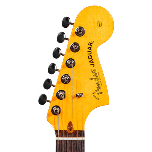 Fender American Professional Classic Jaguar Electric Guitar, Faded Firemist Gold
