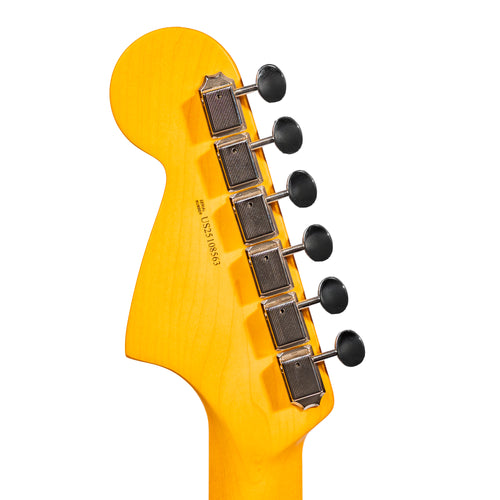 Fender American Professional Classic Jaguar Electric Guitar, Faded Firemist Gold