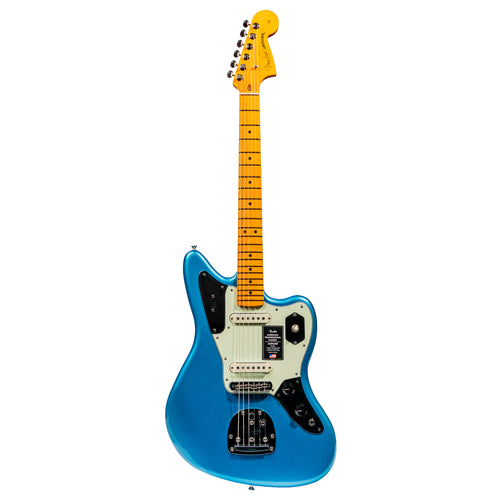 Fender American Professional Classic Jaguar Electric Guitar, Faded Lake Placid Blue