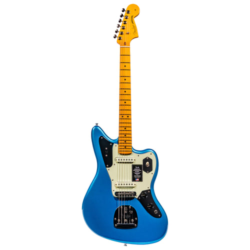 Fender American Professional Classic Jaguar Electric Guitar, Faded Lake Placid Blue