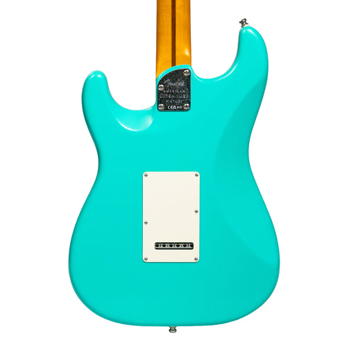 Fender American Ultra Luxe Vintage '60s Stratocaster HSS Electric Guitar, Sea Foam Green
