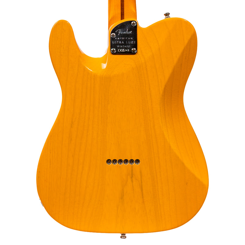 Fender American Ultra Luxe Vintage '50s Telecaster Electric Guitar, Butterscotch Blonde