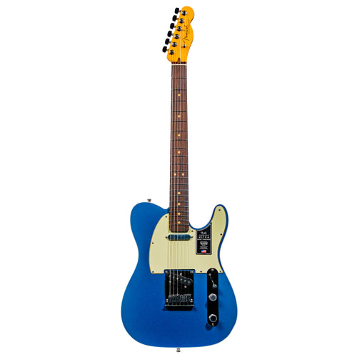 Fender American Ultra Luxe Vintage '60s Telecaster Custom Electric Guitar, Lake Placid Blue