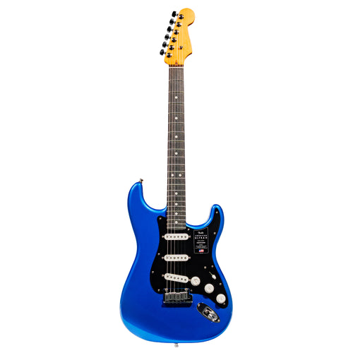 Fender American Ultra II Stratocaster Electric Guitar, Ebony Fingerboard, Noble Blue