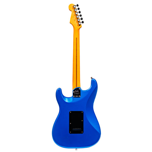 Fender American Ultra II Stratocaster Electric Guitar, Ebony Fingerboard, Noble Blue