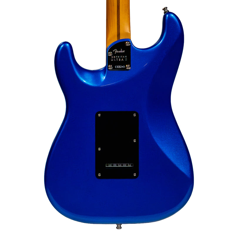 Fender American Ultra II Stratocaster Electric Guitar, Ebony Fingerboard, Noble Blue