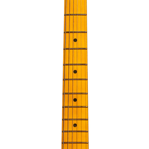 Fender American Ultra II Stratocaster Electric Guitar, Maple Fingerboard, Solar Flare