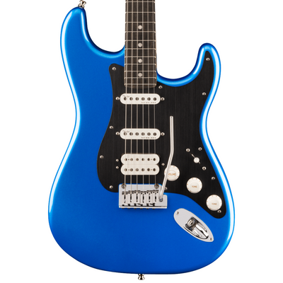 Fender American Ultra II Stratocaster HSS Electric Guitar, Ebony Fingerboard, Noble Blue