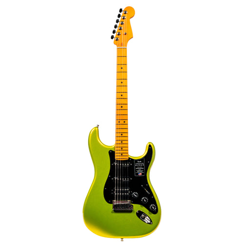Fender American Ultra II Stratocaster HSS Electric Guitar, Maple Fingerboard, Solar Flare