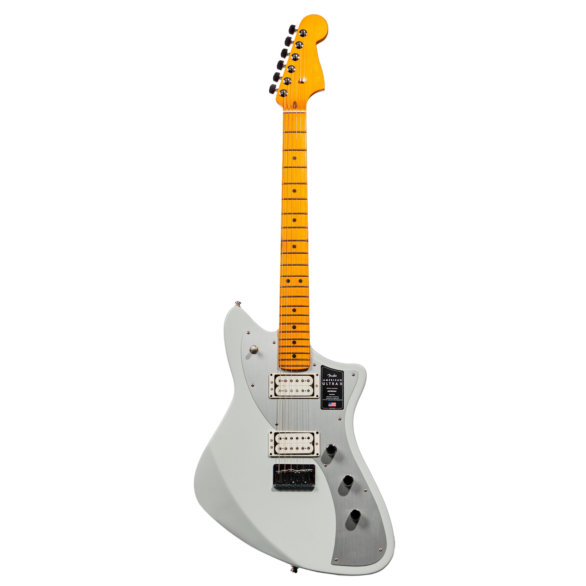ギター Fender AmericanUltraII Meteora Avalanche Fender American Ultra II Meteora Electric Guitar, Maple