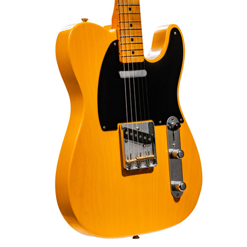 Fender 75th Anniversary Vintera Road Worn 1951 Telecaster Electric Guitar, Butterscotch Blonde