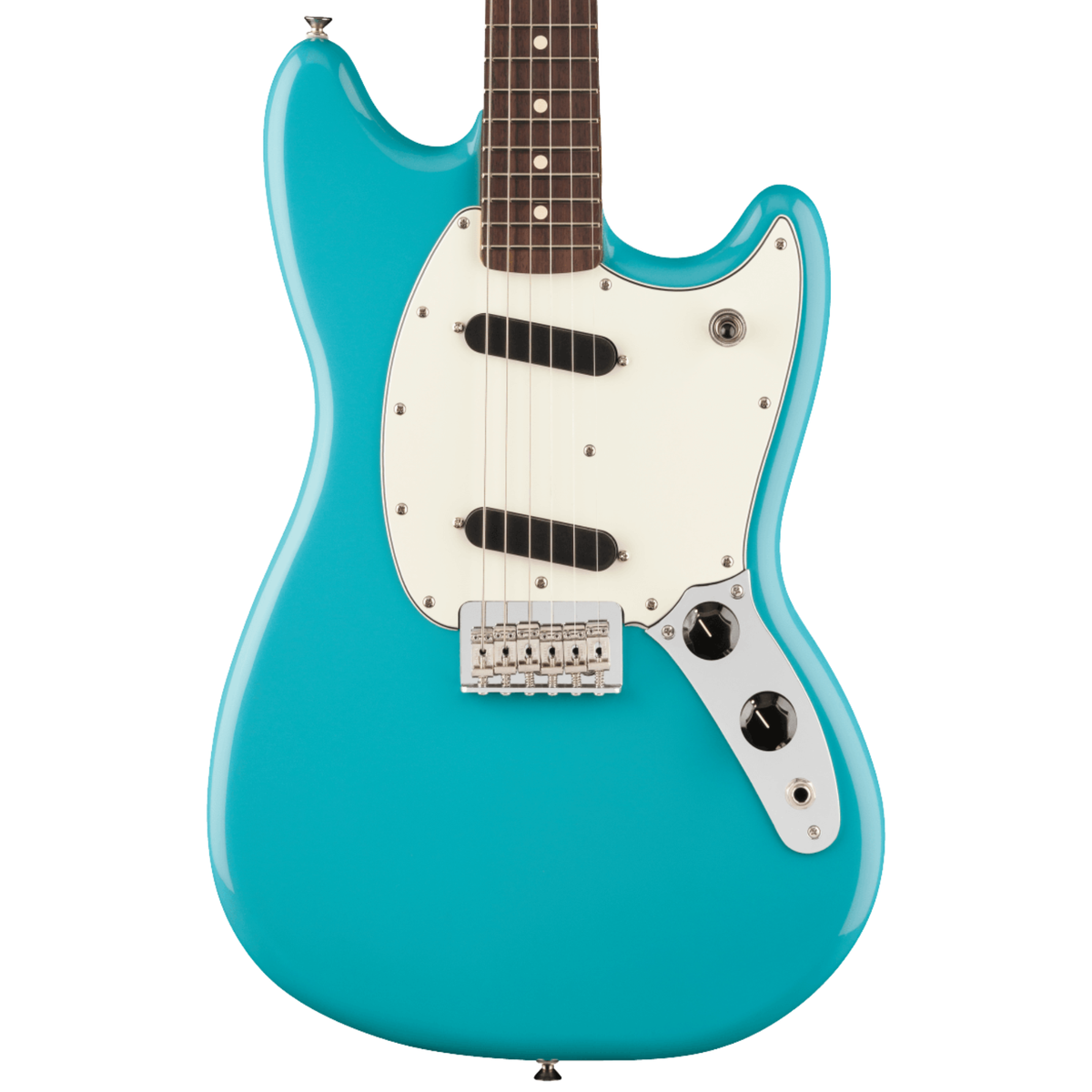 Fender Player II Mustang Electric Guitar, Rosewood Fingerboard, Aquatone Blue