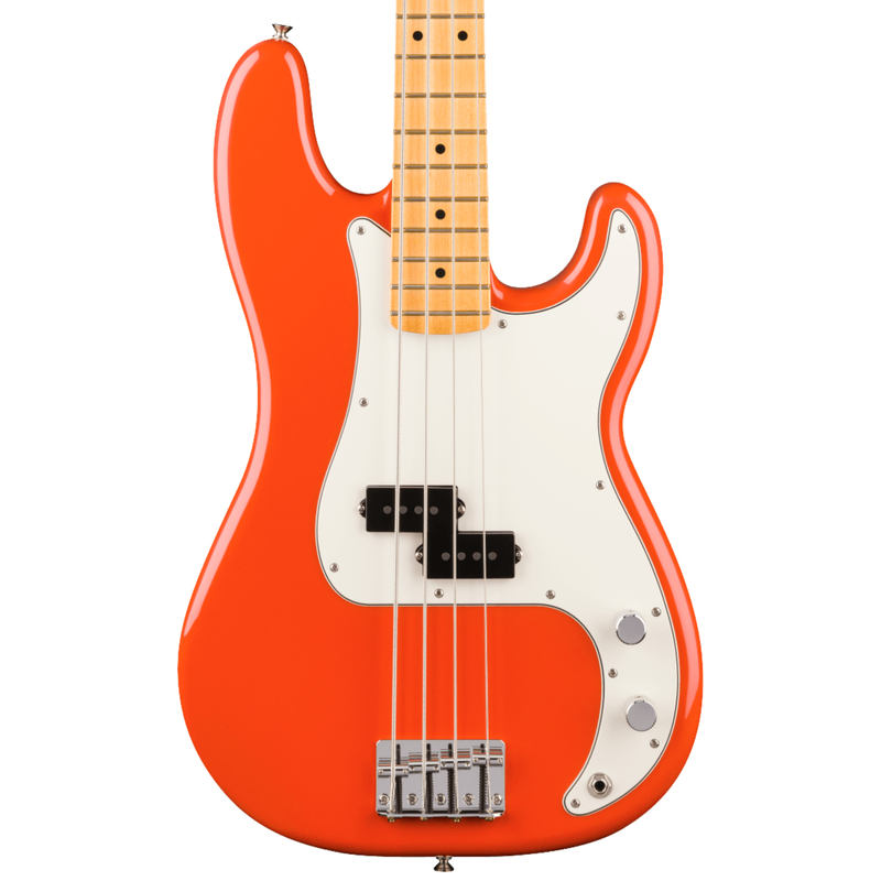 Fender Player II Precision Bass Guitar, Rallye Orange