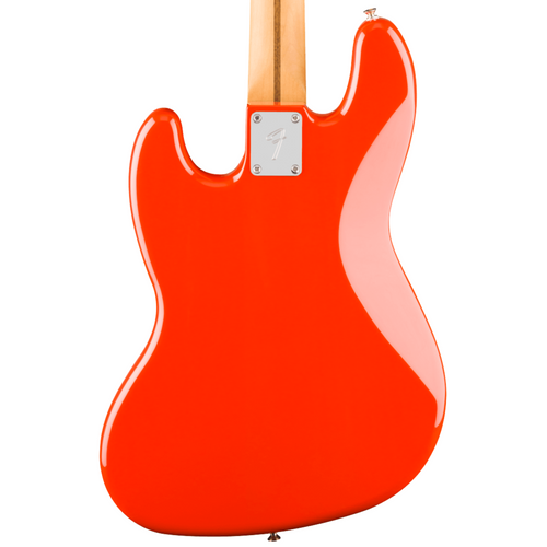 Fender Player II Jazz Bass Guitar, Maple Fingerboard, Coral Red
