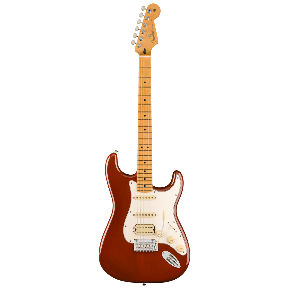 Fender Player II Stratocaster HSS Electric Guitar, Maple Fingerboard, Transparent Mocha Burst