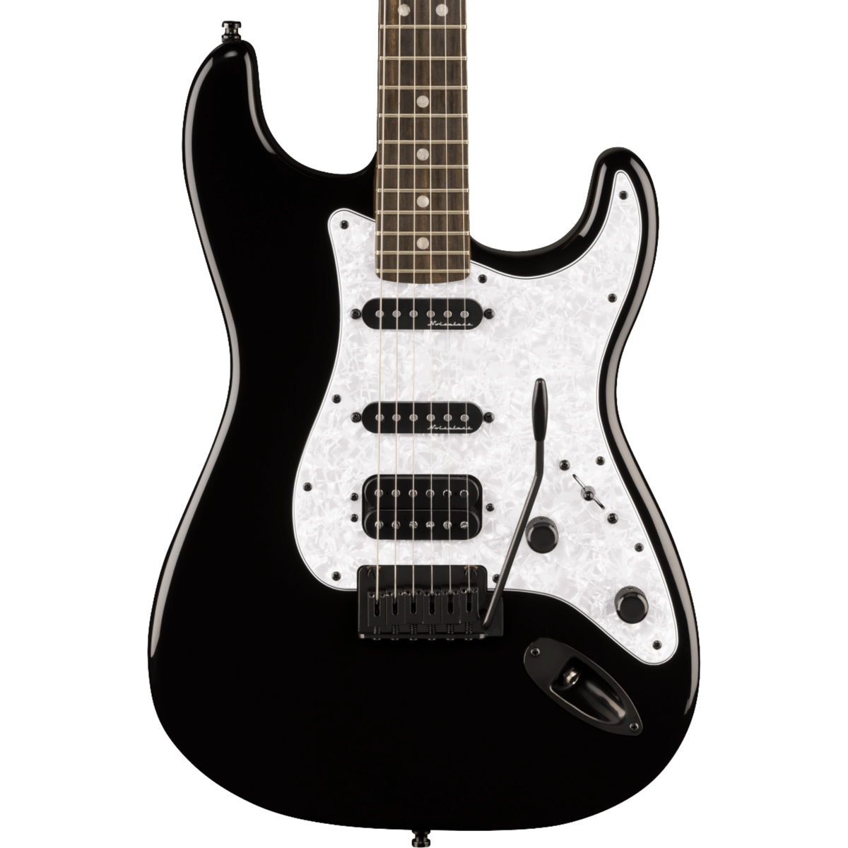 Fender Limited Edition Player Fusion Stratocaster HSS Electric Guitar, Black