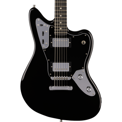 Fender Limited Edition Player Fusion Jaguar Baritone Special Electric Guitar, Black