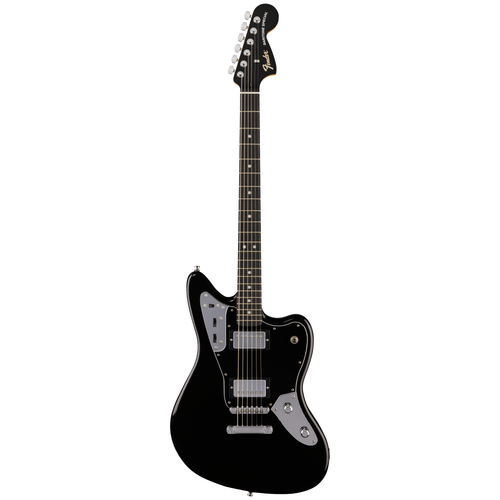 Fender Limited Edition Player Fusion Jaguar Baritone Special Electric Guitar, Black